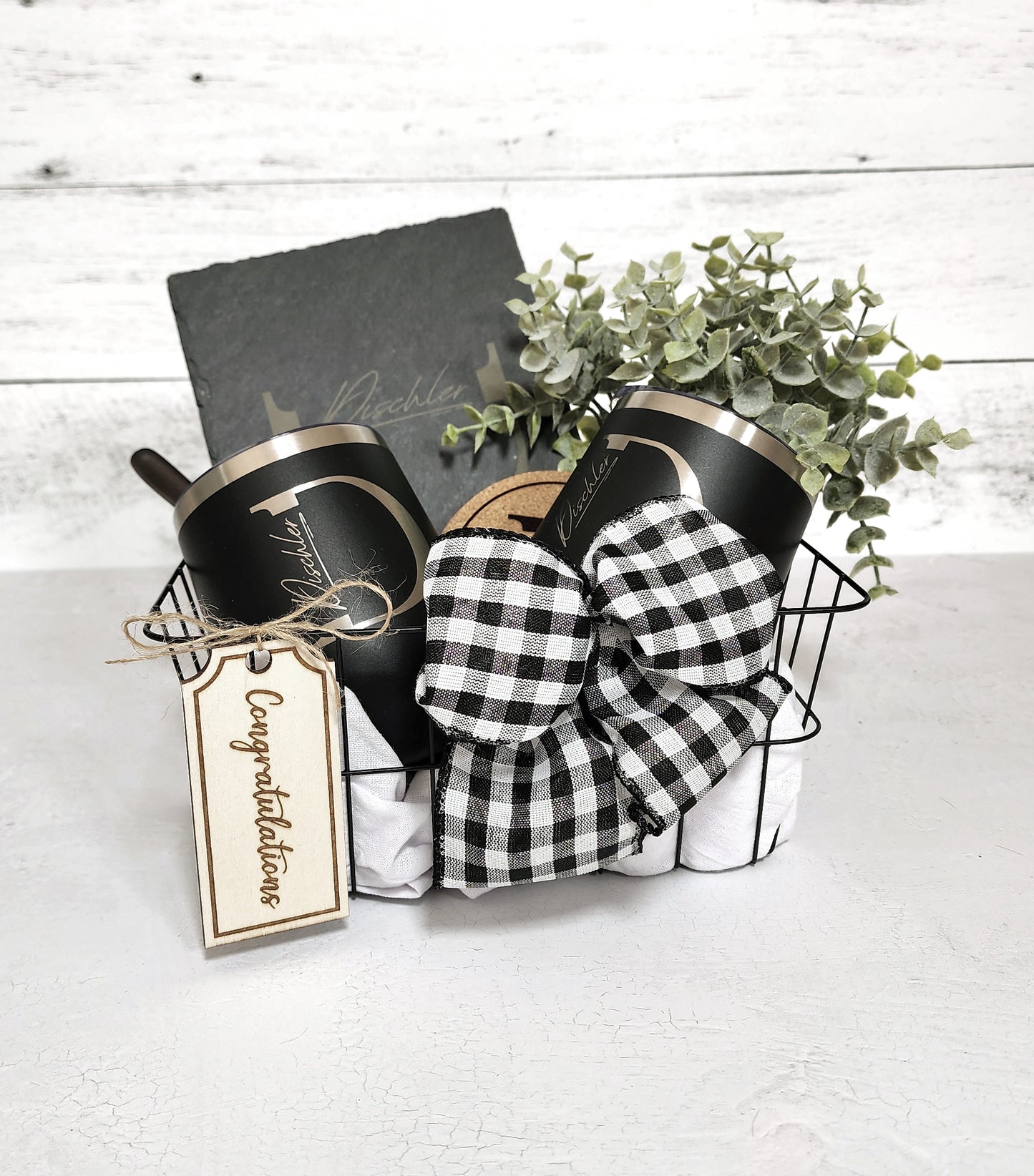 The Modern Mini Slate Picnic Basket