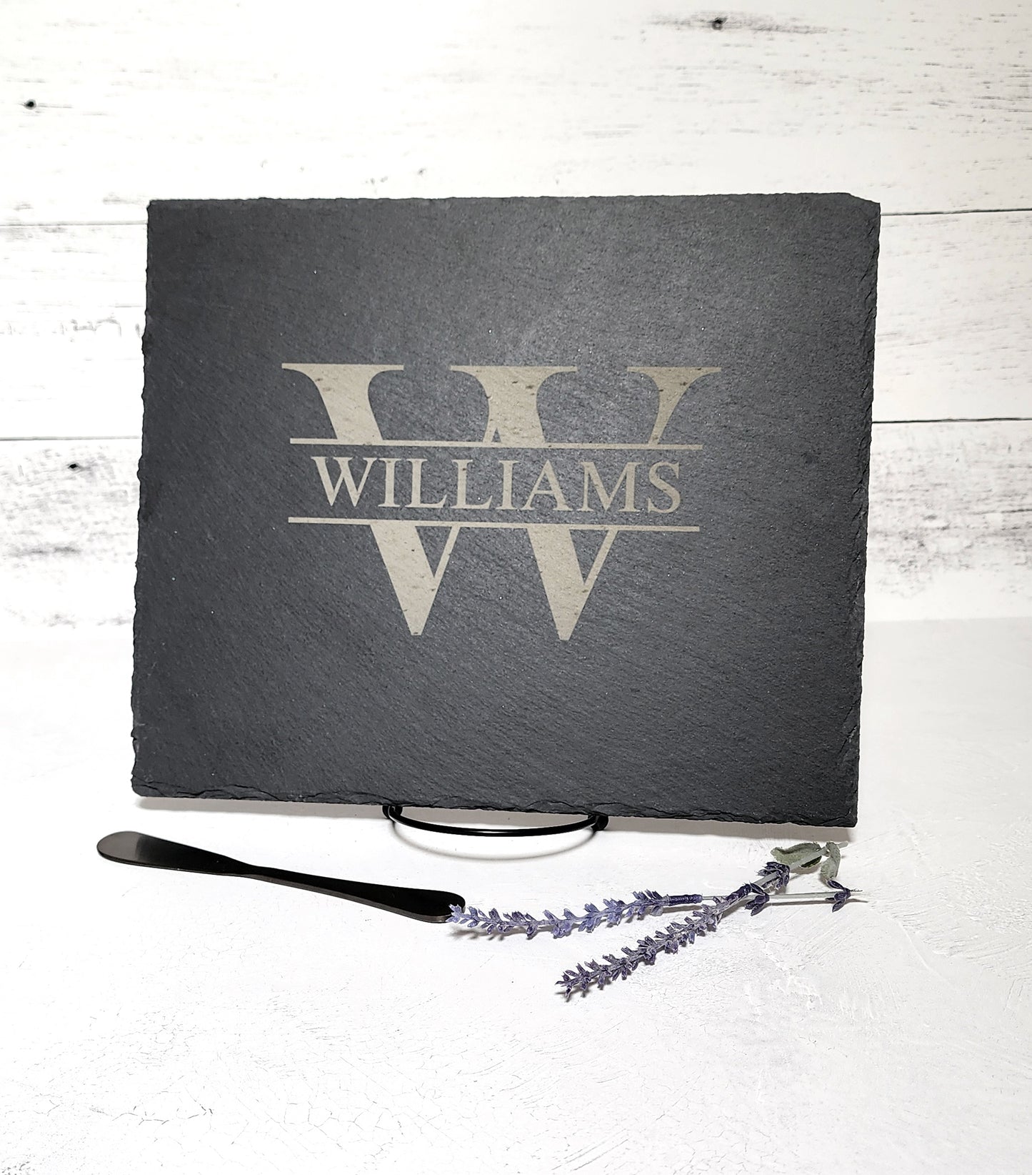 Engraved Slate Charcuterie Board